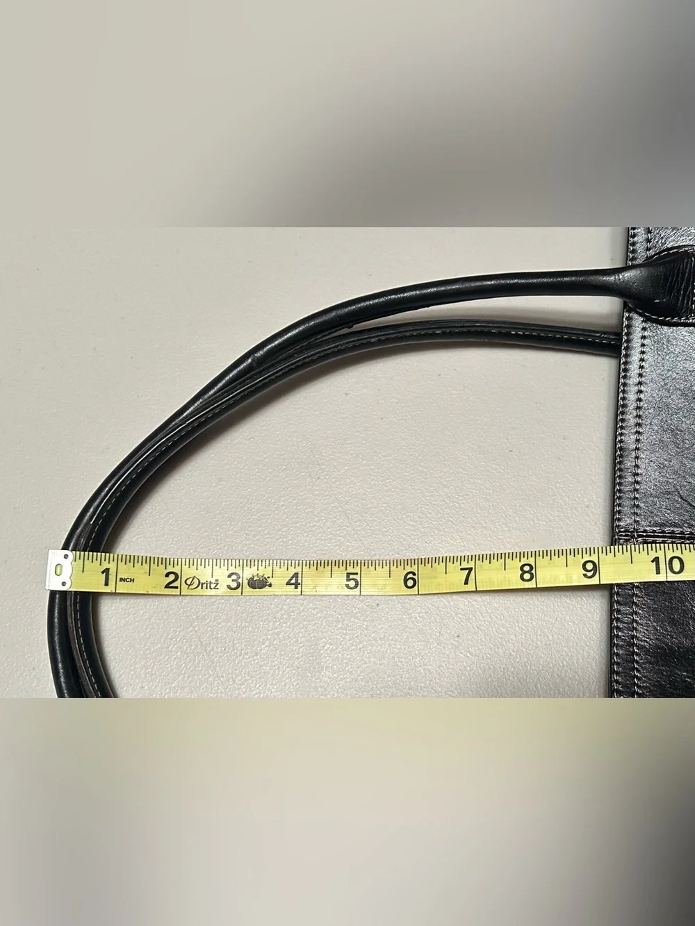 Beautiful Fossil Black Leather laptop bag/briefcase.
